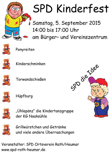 SPD Kinderfest in Rath/Heumar 2015